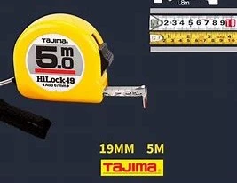 شريط قياس  5 متر عرض 19 مم تاجيما